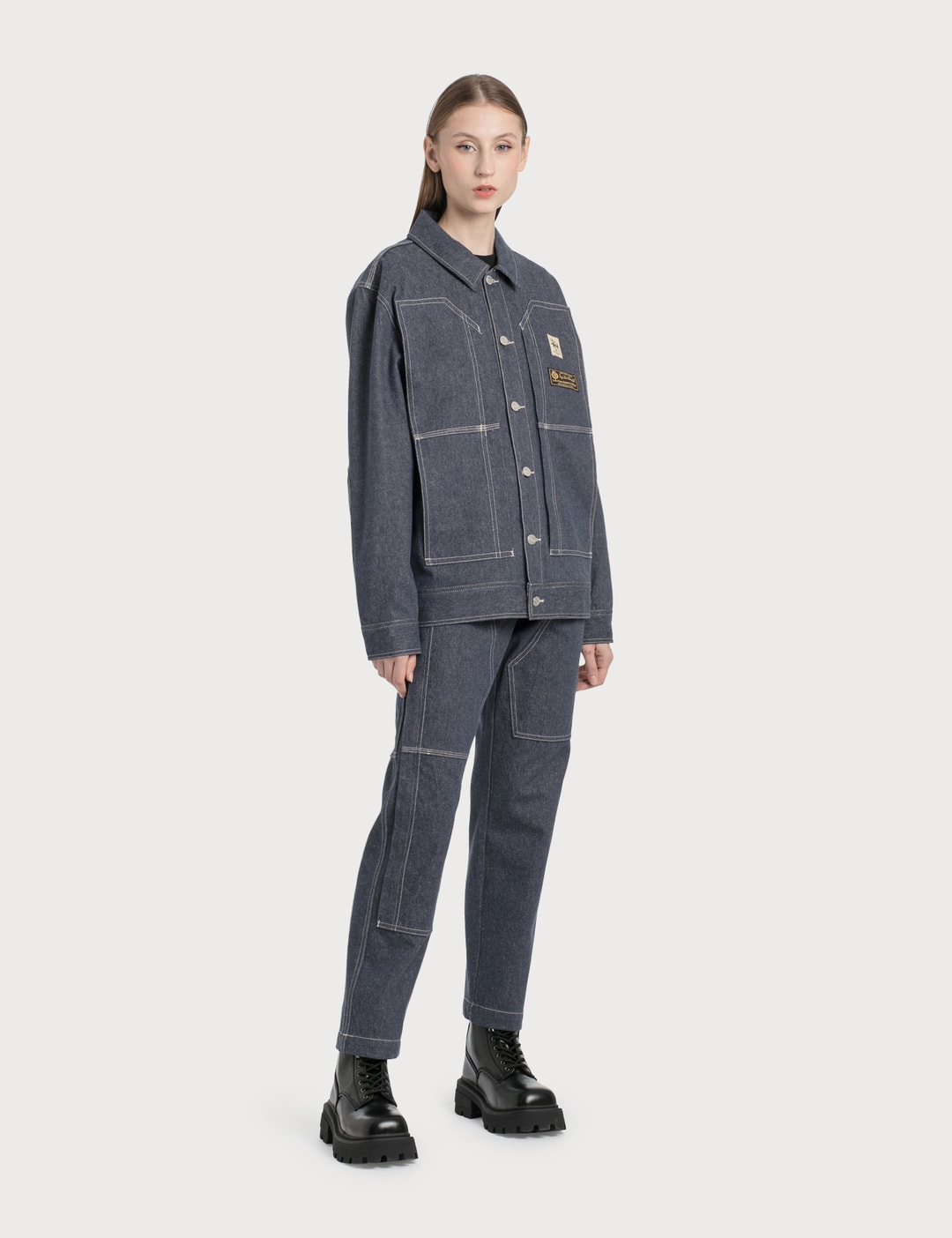 1017 ALYX 9SM, OVERSIZED DENIM CARGO PANT