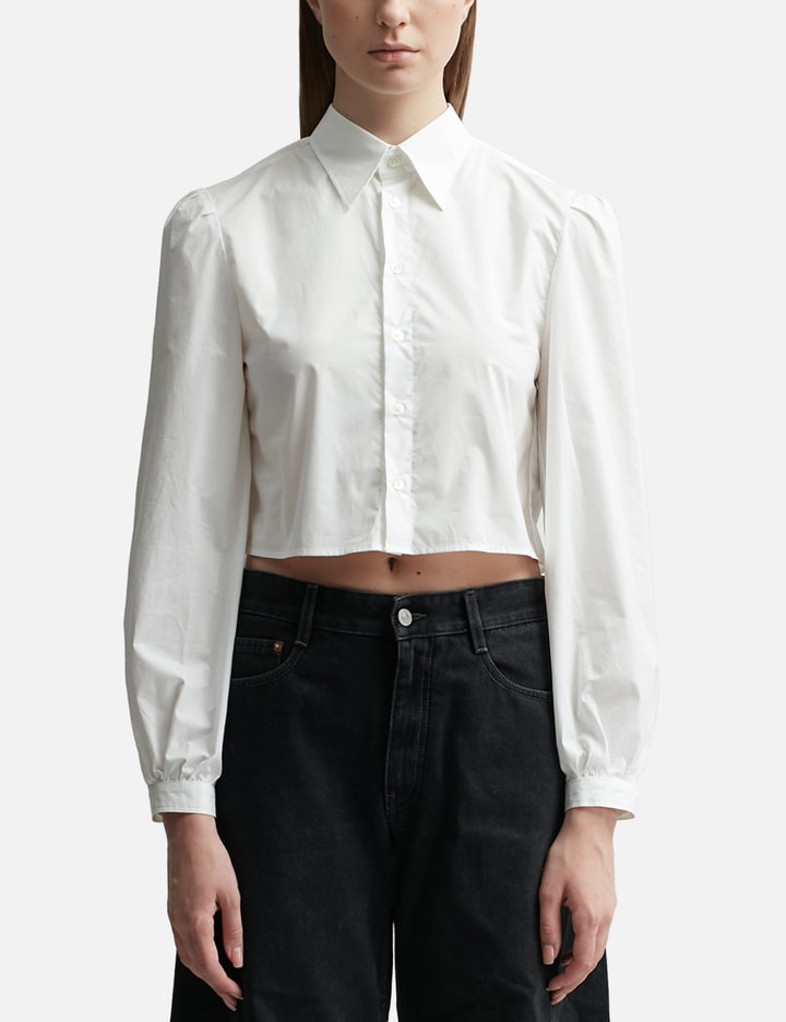 Poplin Destructured Cropped Shirt Placeholder Image