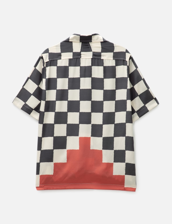 Silk Printed Broken Checker Shirt Placeholder Image