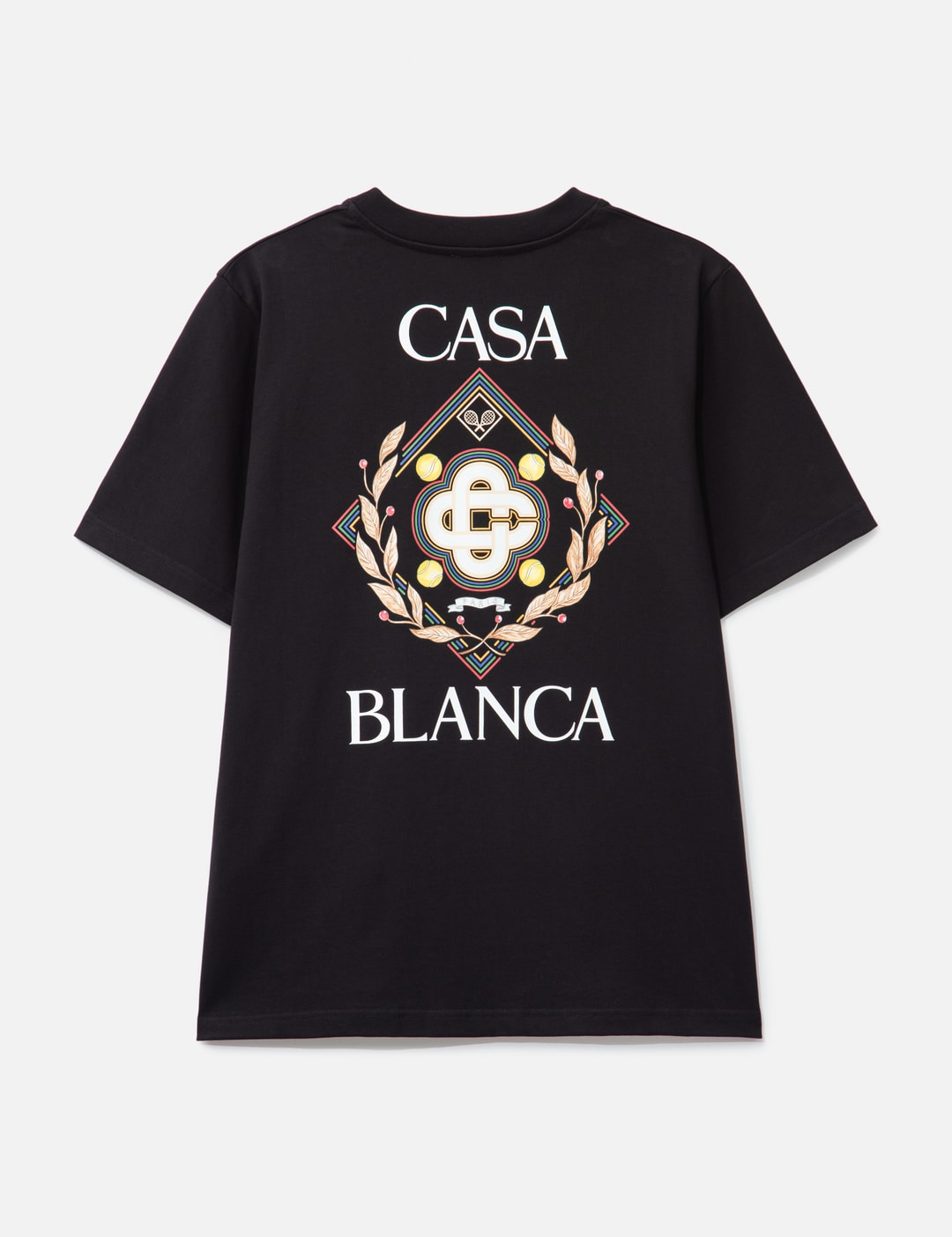 T-shirt Casablanca Homme Blanc XL – Imprimé Graphique Racing, Manches Courtes Col Rond