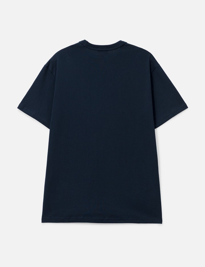 Apc Logo Cotton T-shirt In Blue