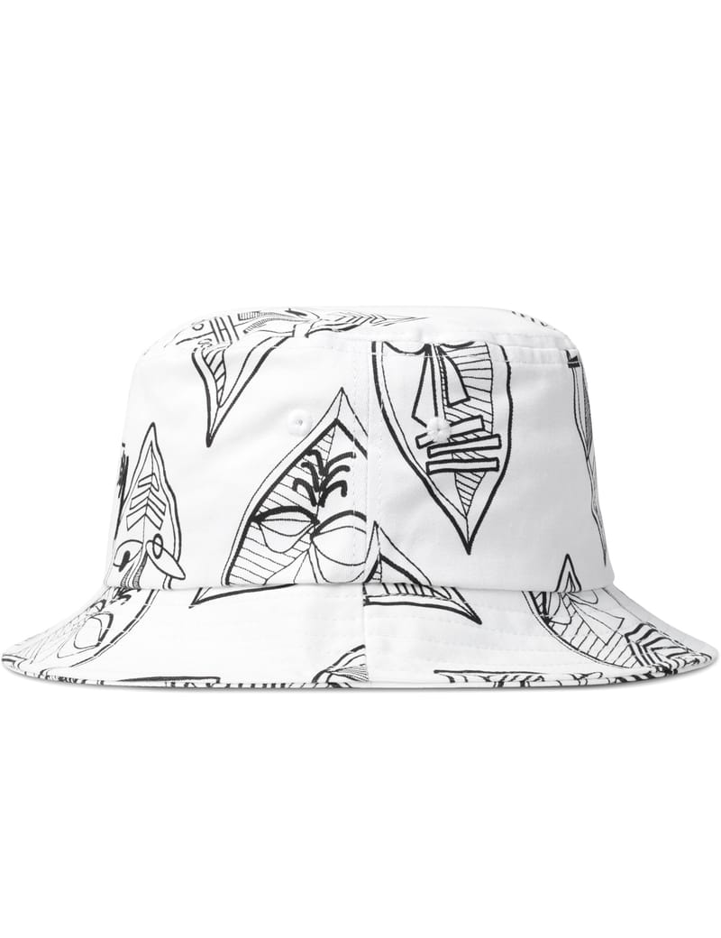 Stussy - White Zulu Bucket Hat | HBX 
