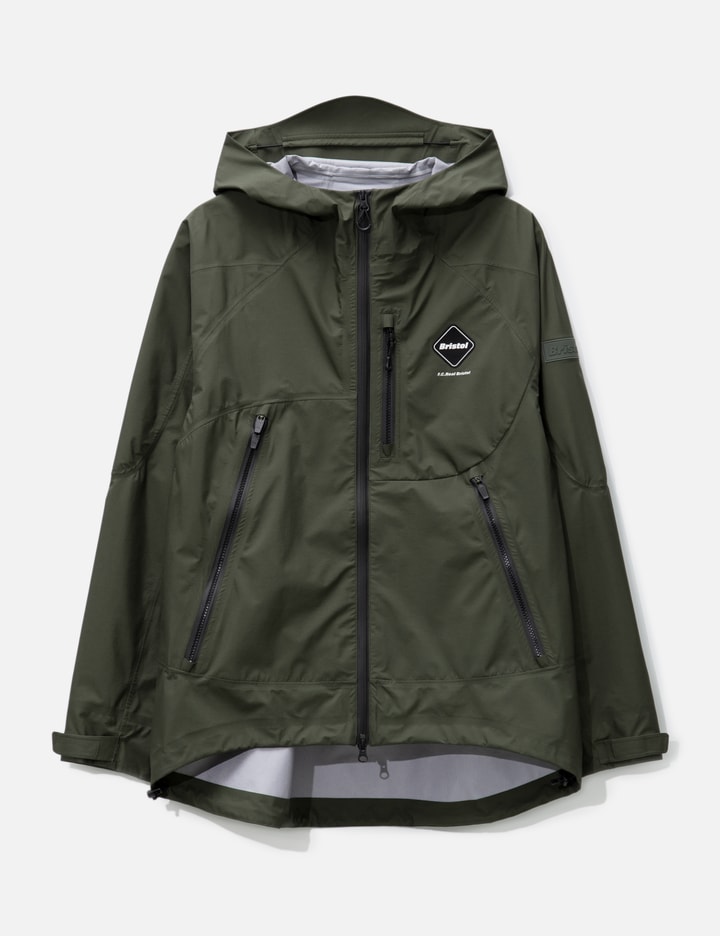 F.c. Real Bristol Layer Utility Team Jacket In Green