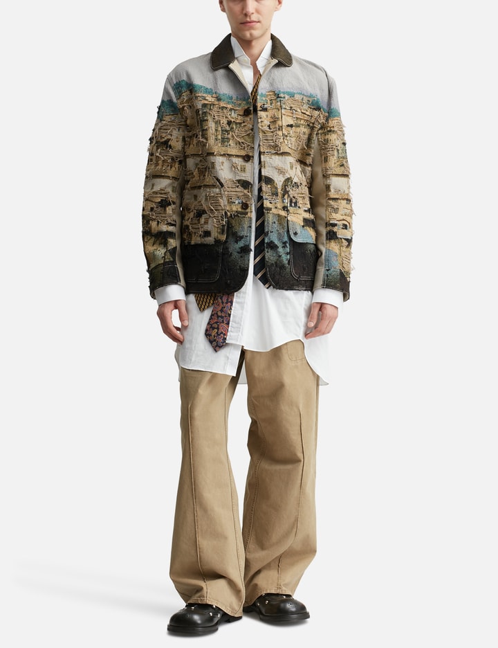 준야 와타나베 맨 Gobelin Weave Button Up Blouson