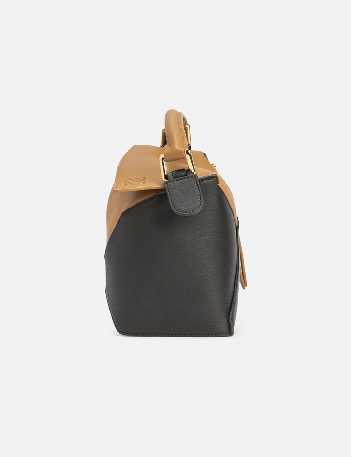 Shop Loewe Small Puzzle Bicolor Bag In Classic Calfskin In Multicolor