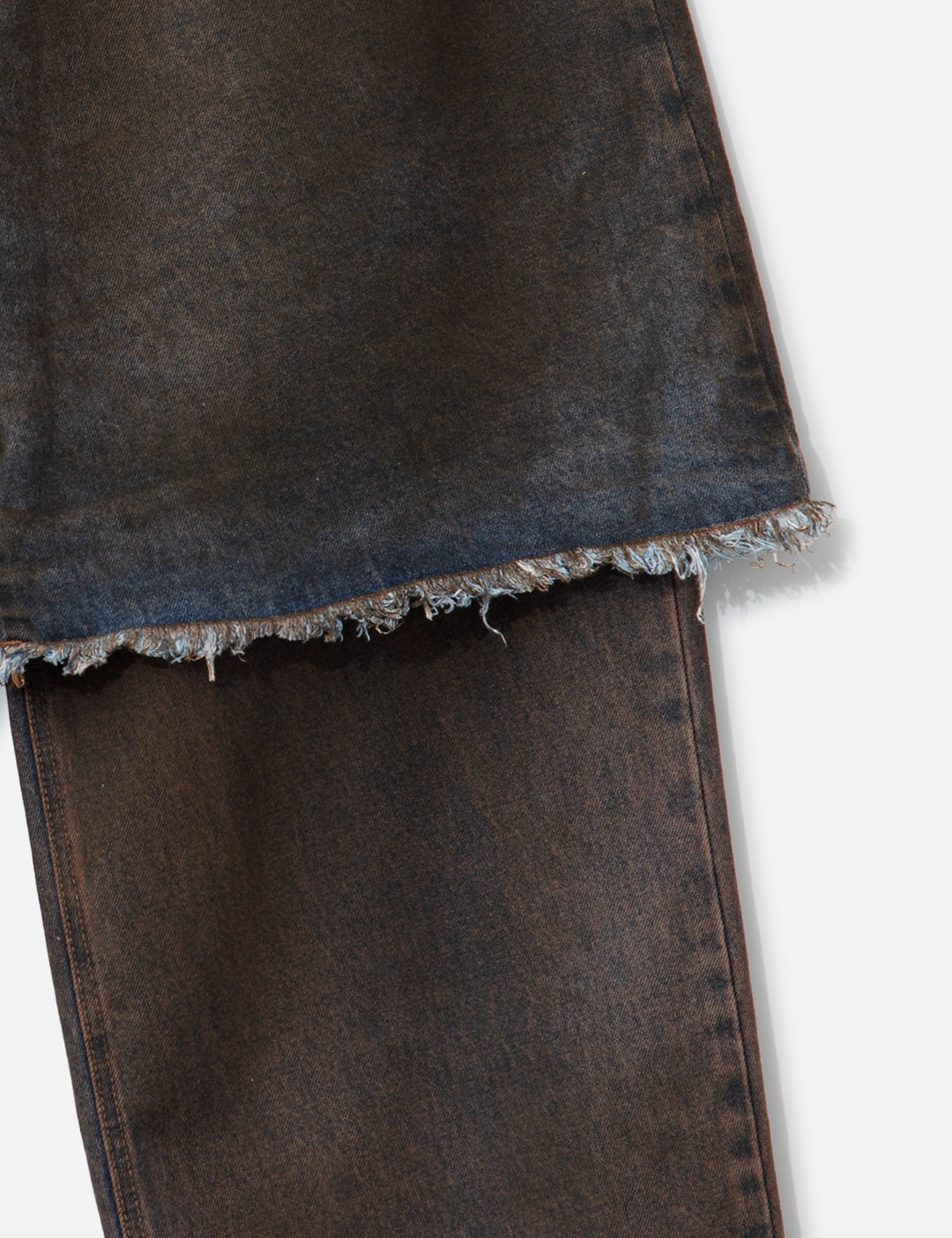 Overlayed Denim Trousers view 18