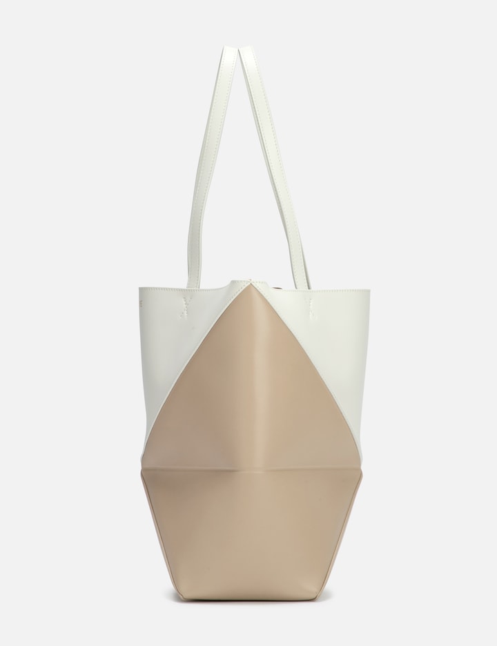 Shop Loewe Puzzle Fold Tote In White