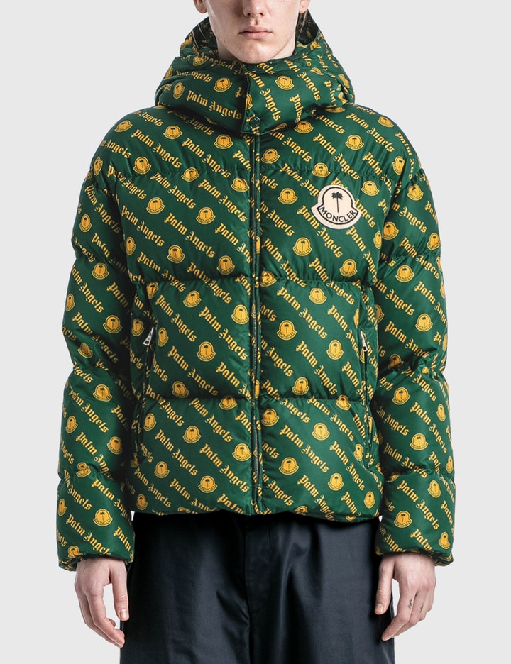 Shop Moncler Genius 8 Moncler Palm Angels Thompson Jacket In Green