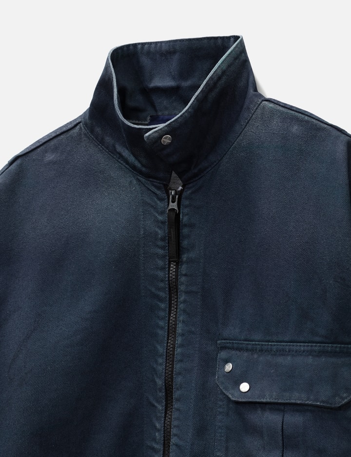 Stone Island Hand Sprayed Reflective Zip-Up Overshirt