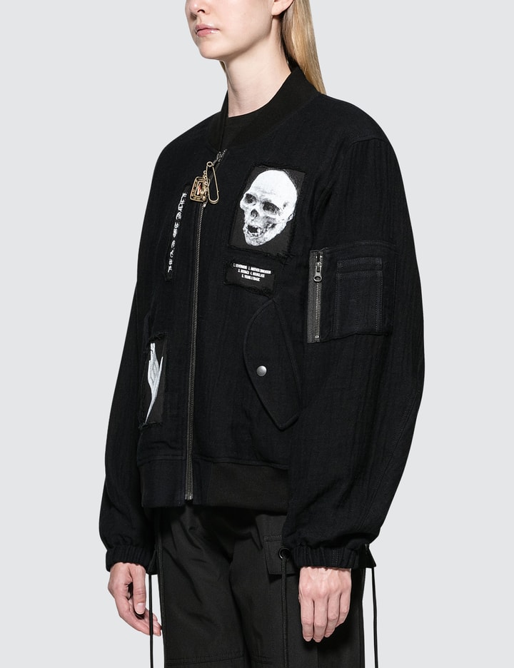 Patchwork Bomber Jacket Placeholder Image