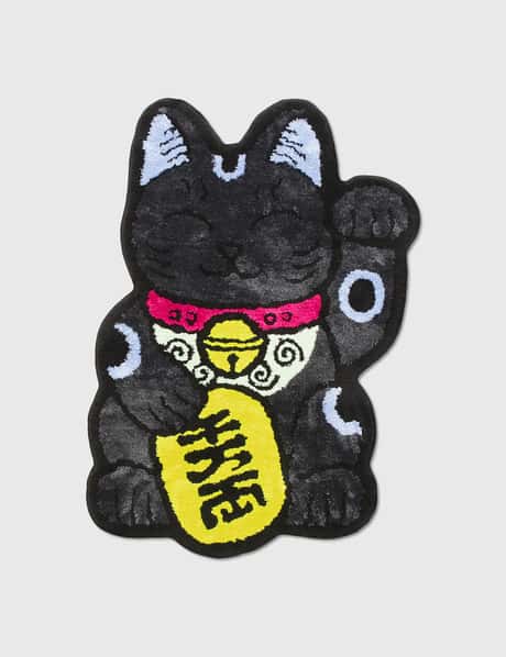 RAW EMOTIONS Small New Year Mascot Lucky Cat Rug