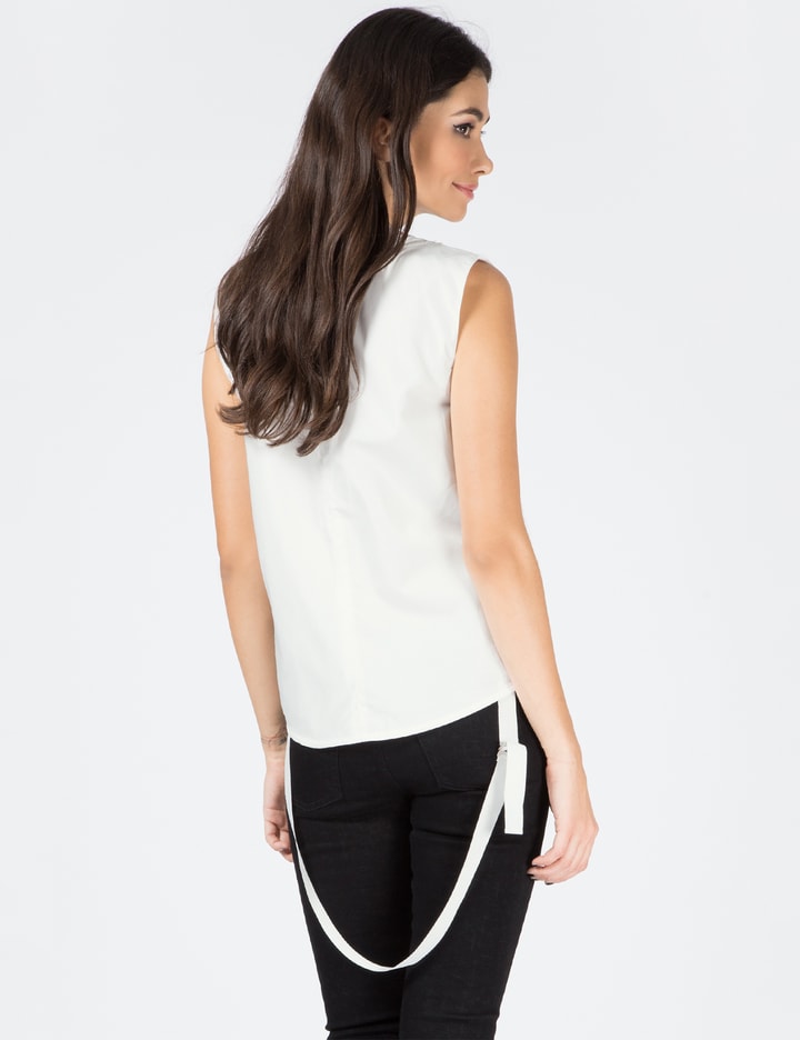 White Strap Vest Placeholder Image