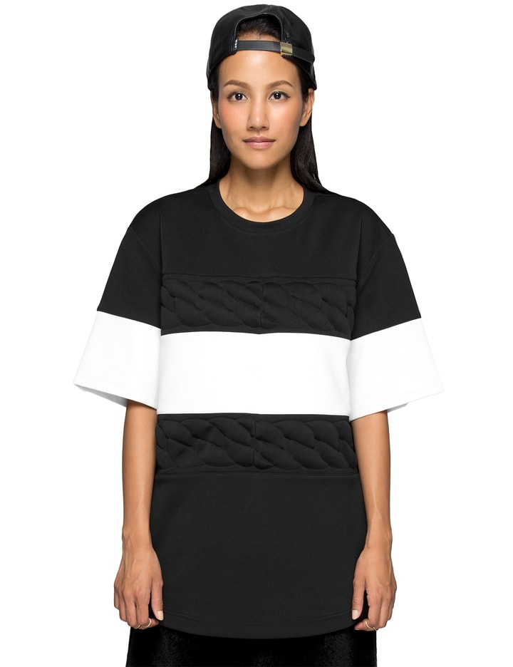 Black Chain Emboss S/S Top Placeholder Image