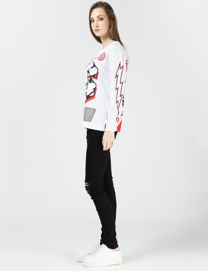 White Bolt Sport Mesh T-Shirt Placeholder Image