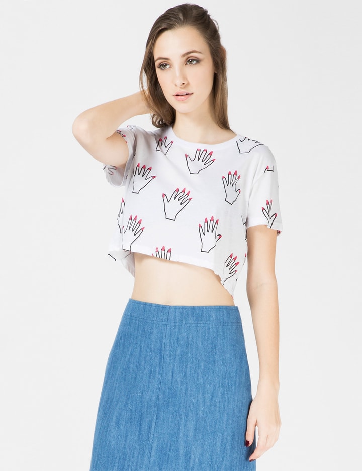 White Heads On Crop T-Shirt Placeholder Image