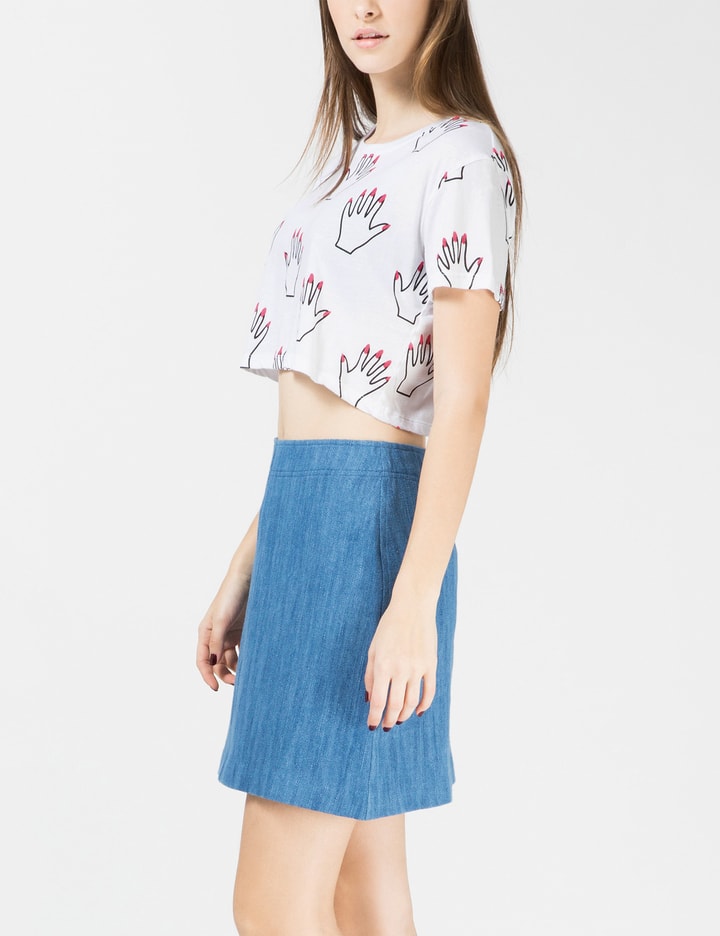White Heads On Crop T-Shirt Placeholder Image