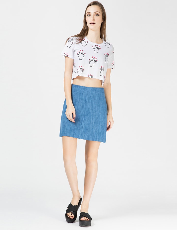 White Heads On Crop T-Shirt Placeholder Image