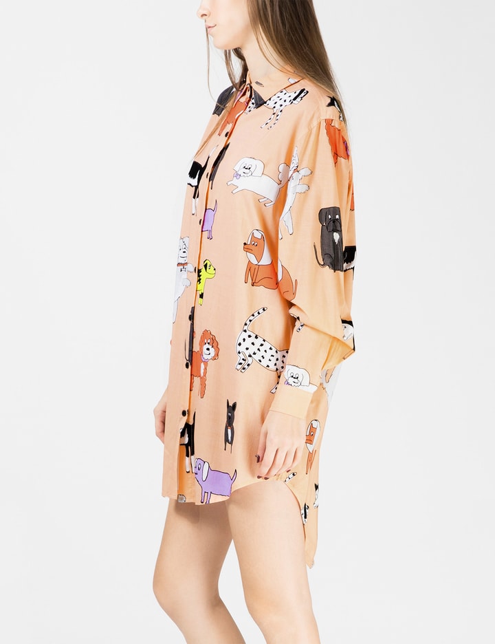 Peach Dog Walk Shirt Placeholder Image