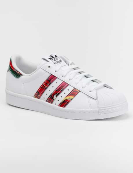 adidas Originals - Red Rita Ora Superstar 80S Shoes | HBX adidas Originals - Red Rita Ora Superstar 80S Shoes | HBX
