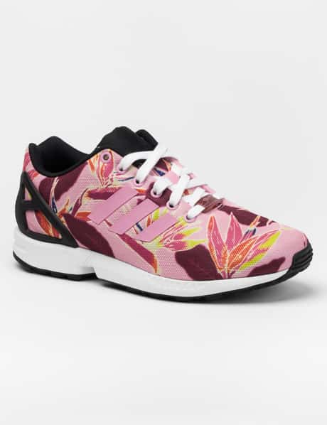 adidas gazelle silver green womens Adidas ZX Flux Floral Torsion main image 1