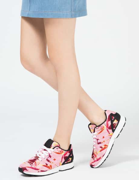 Flux Trainers Adidas Originals Damen Zx Flux Sneakers Pink Adidas