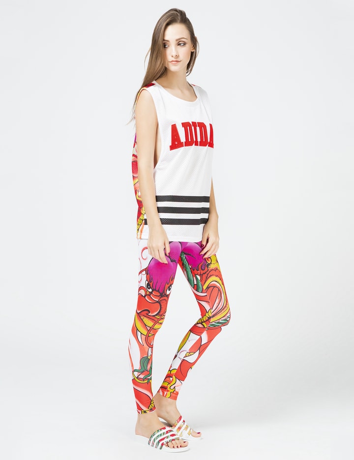 Multicolor Dragon Print Legging Placeholder Image