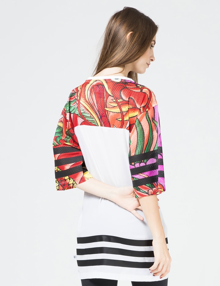Multicolor Dragon Print Tee Dress Placeholder Image