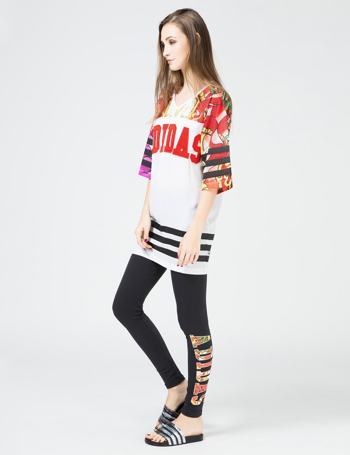 Multicolor Dragon Print Tee Dress Placeholder Image