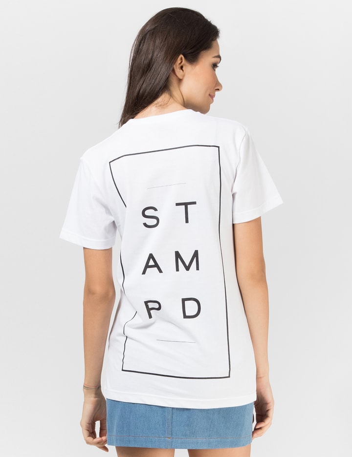 White Stacked Logo T-shirt Placeholder Image