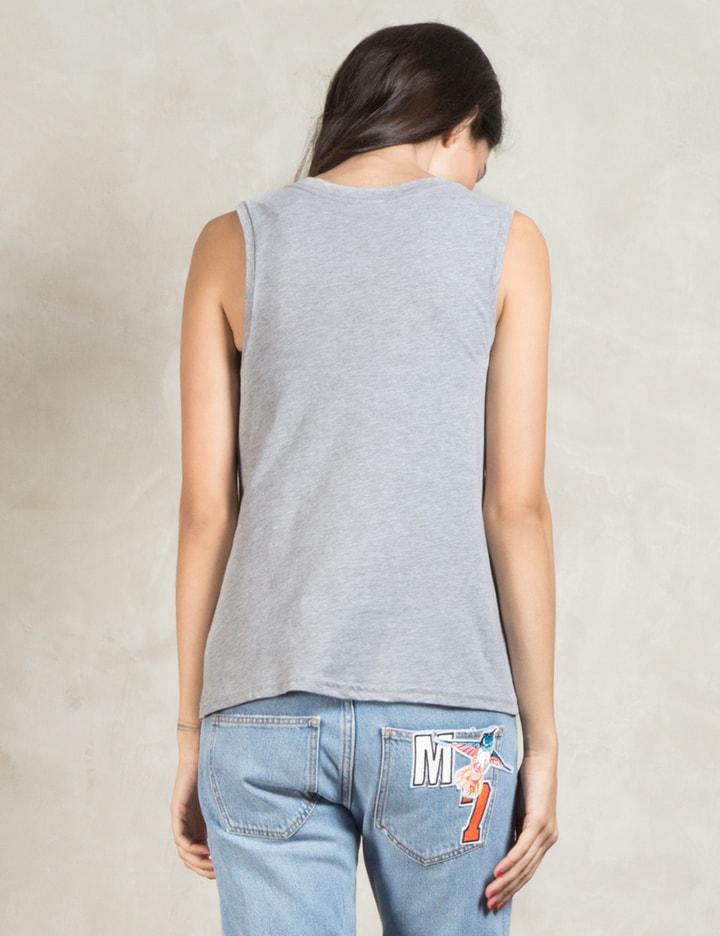 Grey Heather Stussy 80 Muscle Scoop Tank Top Placeholder Image