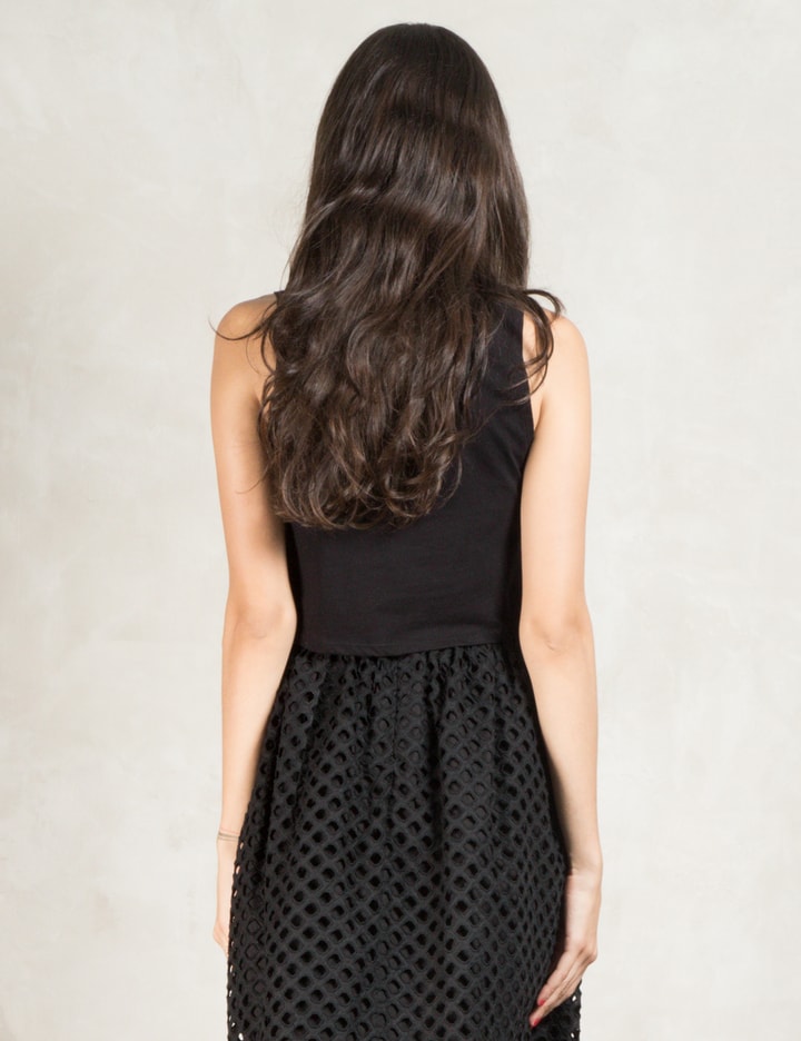 Stüssy Black Certified Dope Crop Tank Top