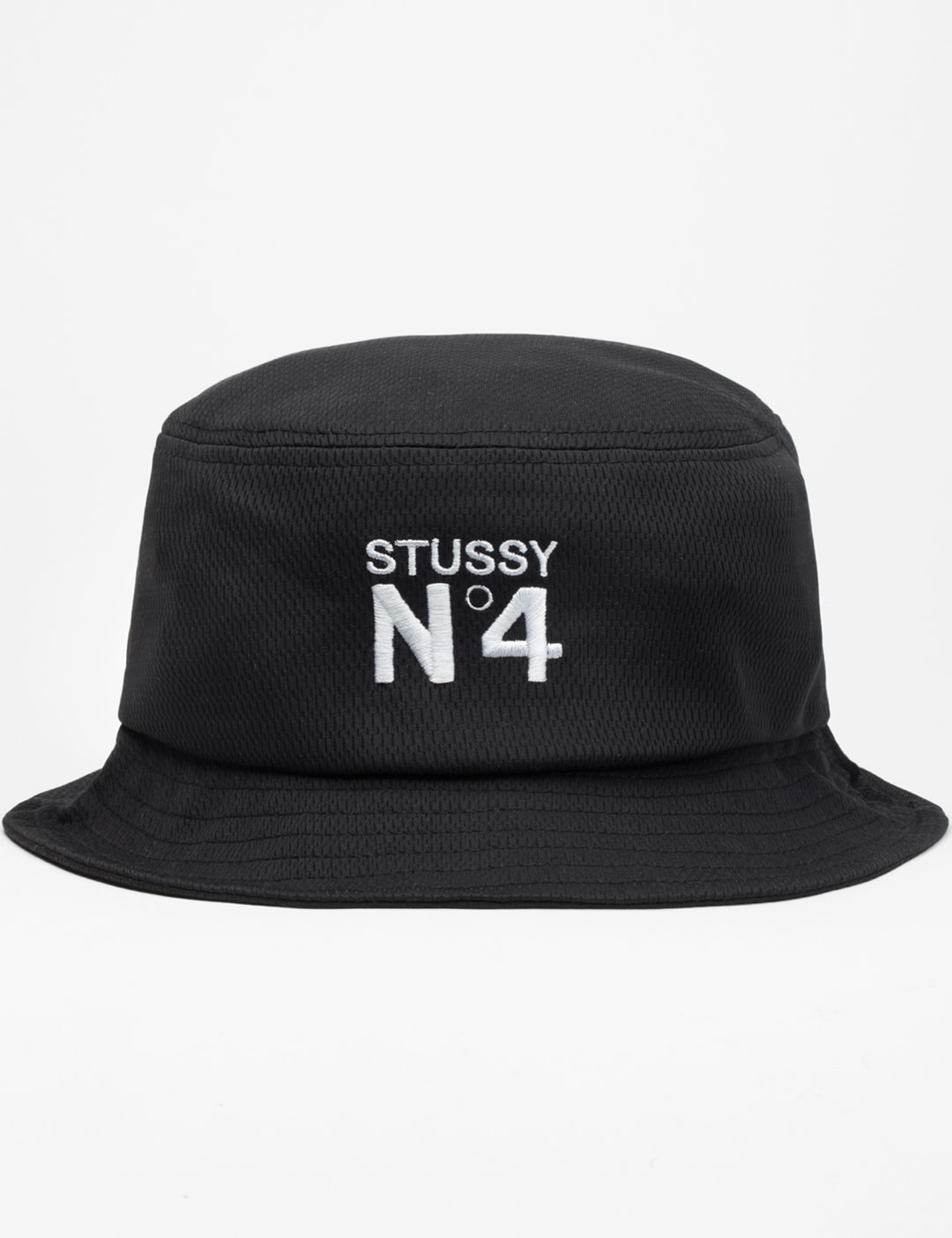 Stüssy Black Mesh Bucket Hat HBX - Main Image