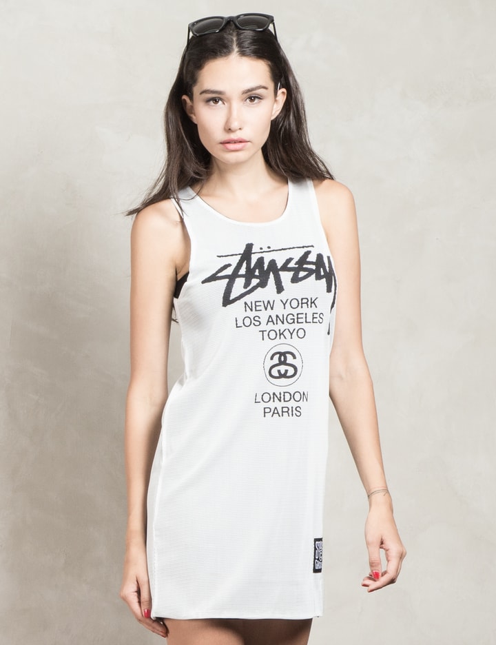 Navy Mesh Reverse Dress Placeholder Image
