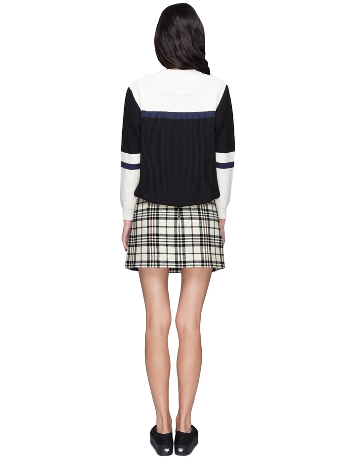 Multicolor Jupe Drap Tartan Wool Skirt Placeholder Image