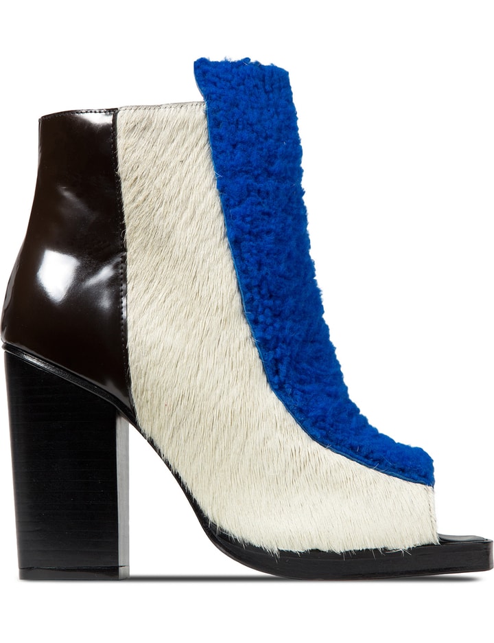 Cobalt Multi Elise Open Toe Booties Placeholder Image