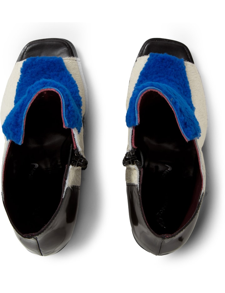 Cobalt Multi Elise Open Toe Booties Placeholder Image