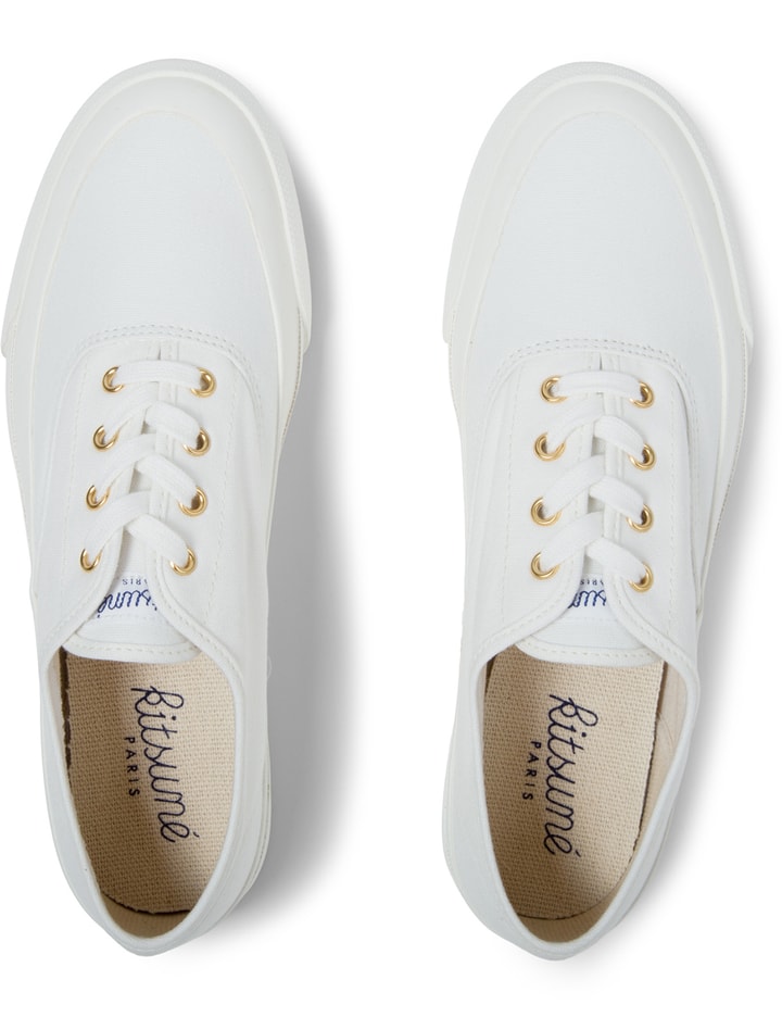 White Canvas Sneakers Placeholder Image