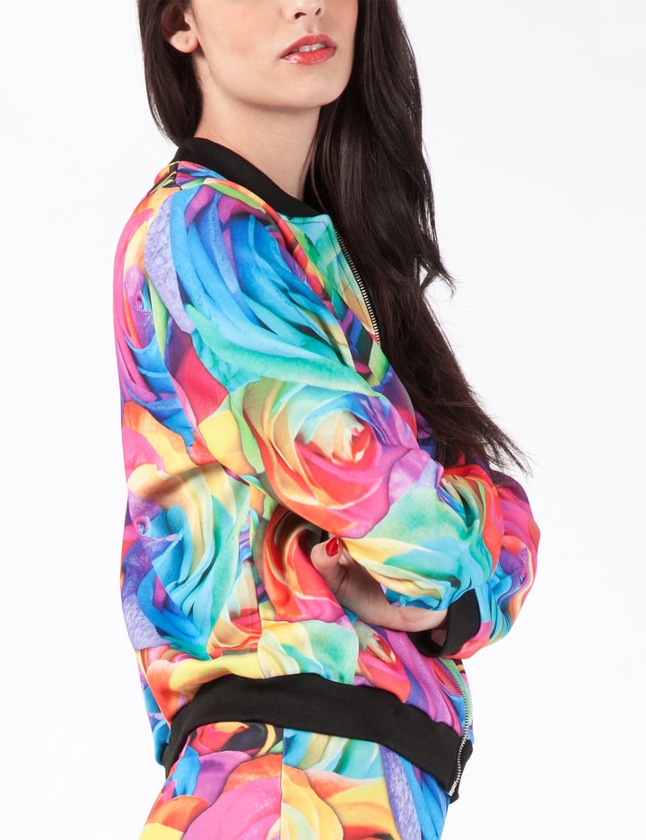 Rainbow Rose Bomber Jacket Placeholder Image