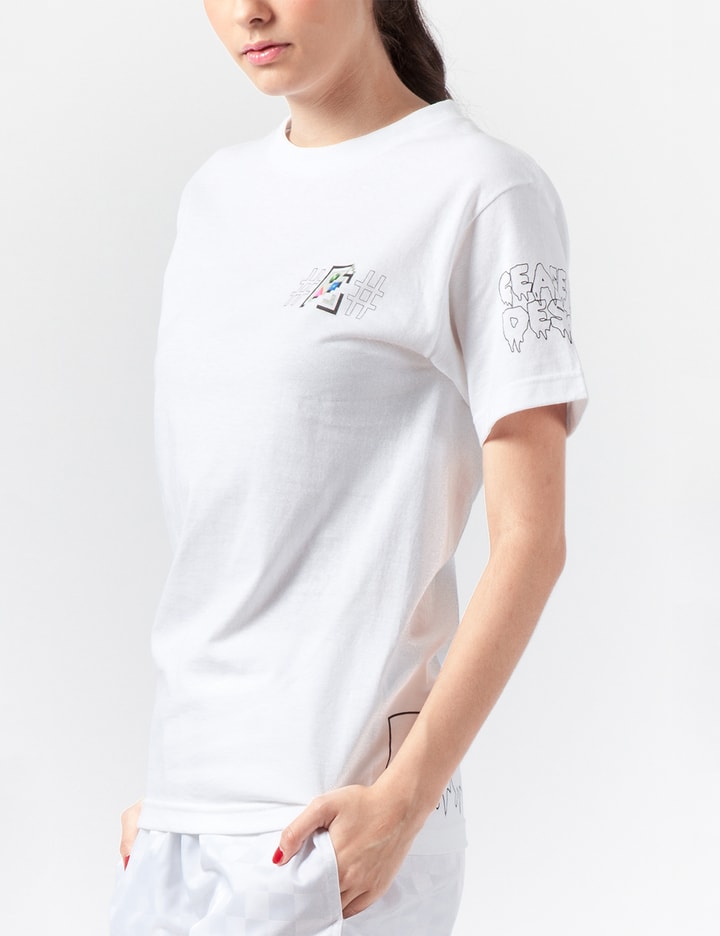 White Be Cease & Desist S/S T-Shirt Placeholder Image