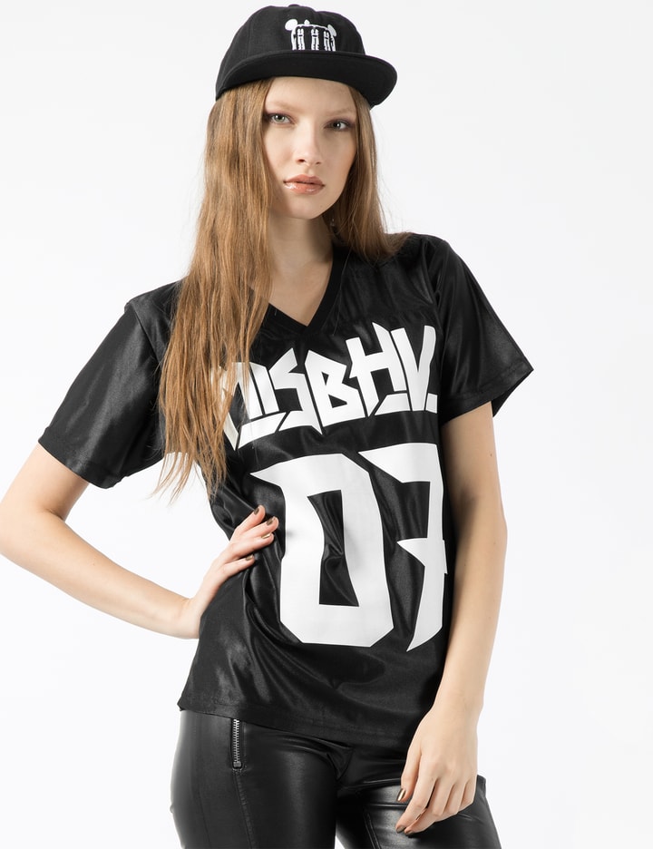 Black Football Jersey Placeholder Image