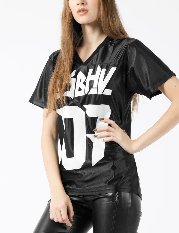 Black Football Jersey Placeholder Image