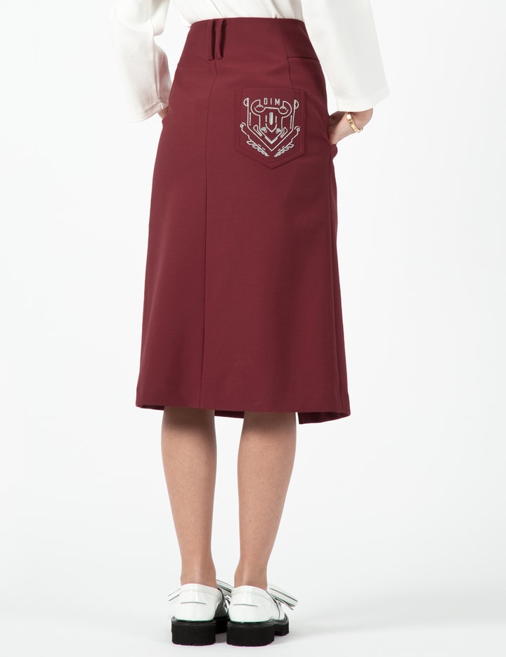 Wine High Waist Skirt Placeholder Image