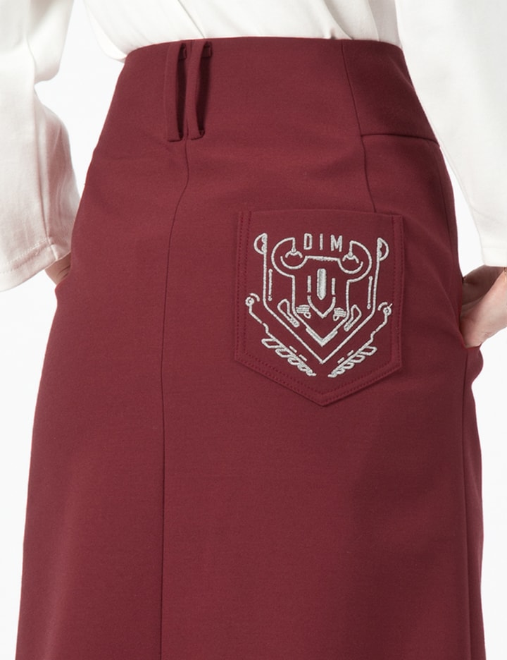 Wine High Waist Skirt Placeholder Image