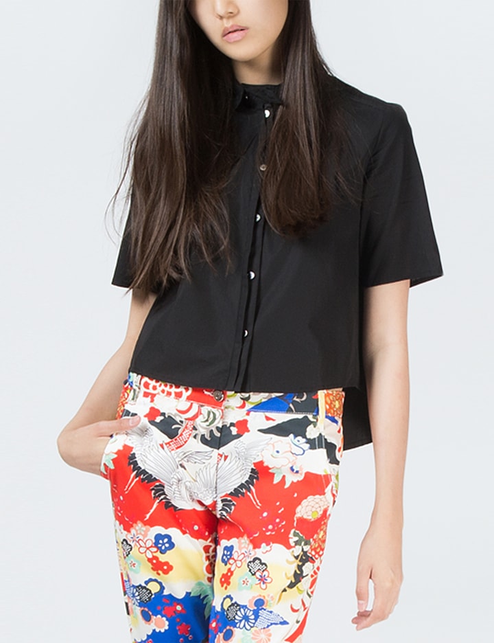 1 by O'2nd Black Eco Patched Shirt