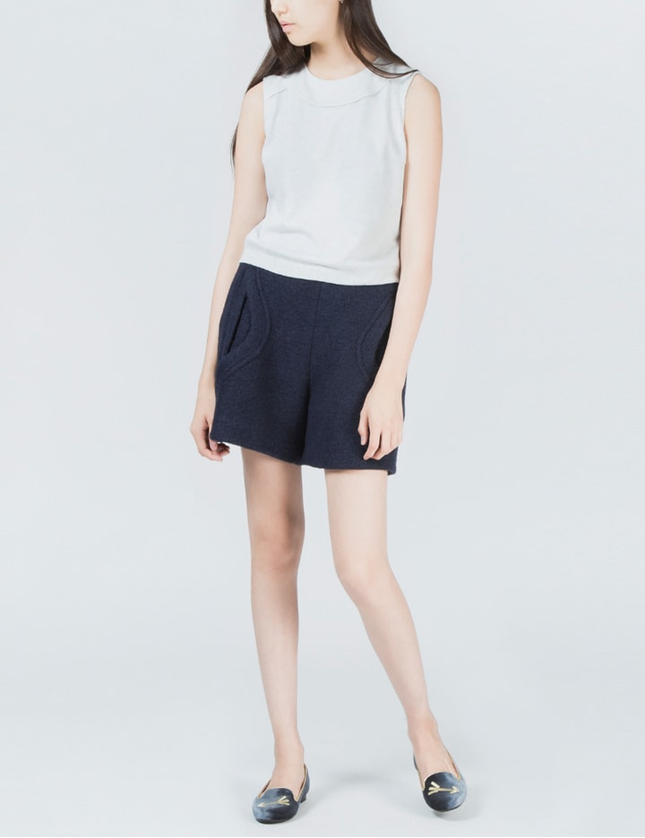 Light Grey Empire Stitched Top Placeholder Image