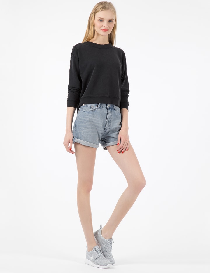 Light Indigo Whale Thrift Shorts Placeholder Image