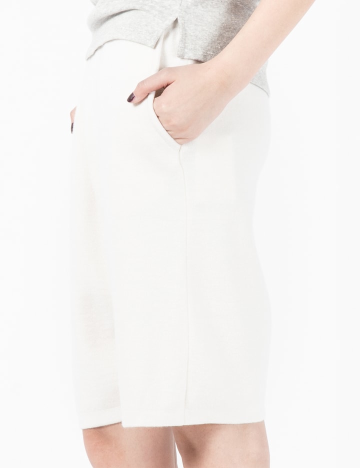 Ivory Basic Knit Pants Placeholder Image