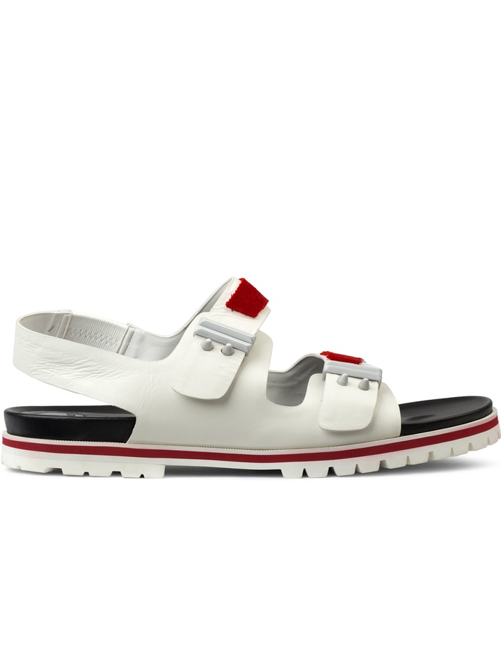 White Embroidery Saldle Shoes Placeholder Image