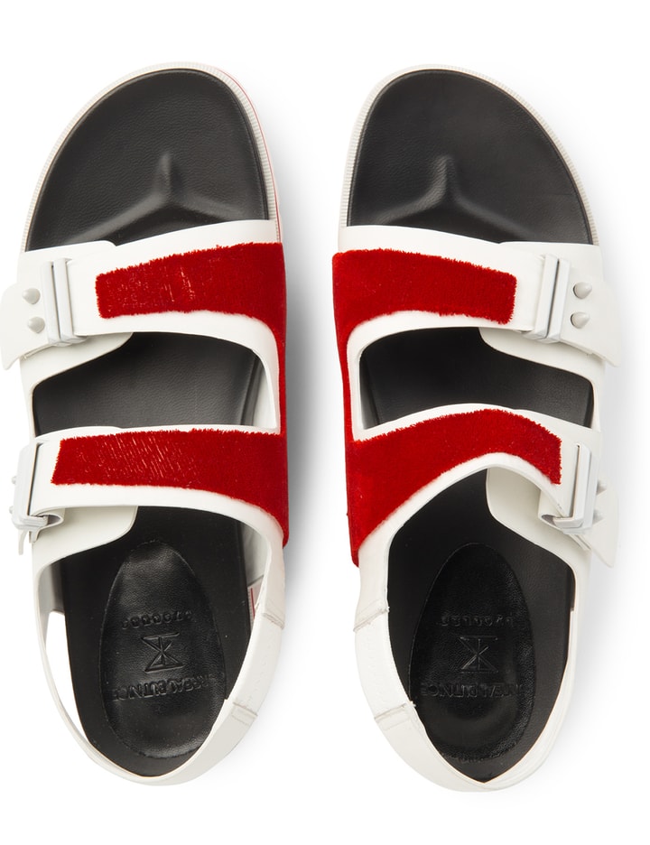 White Embroidery Saldle Shoes Placeholder Image