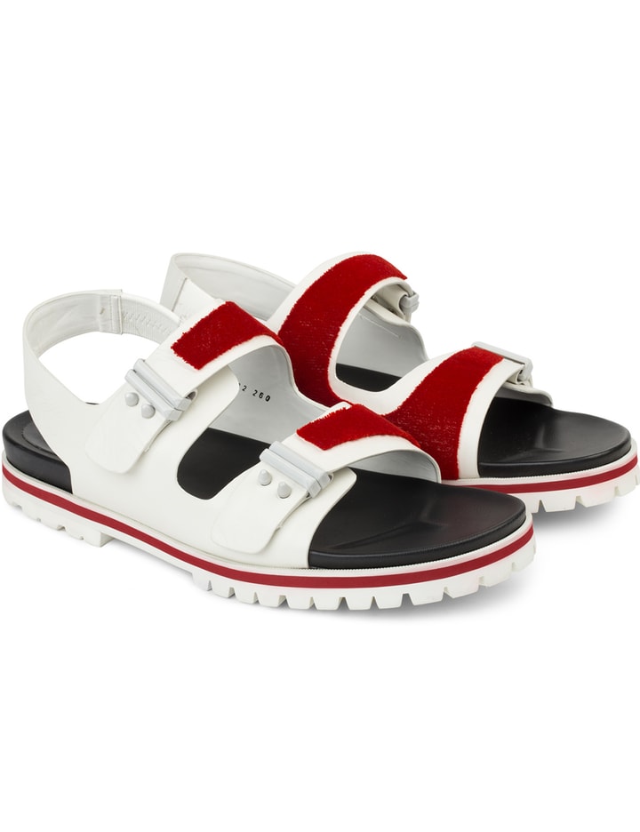 White Embroidery Saldle Shoes Placeholder Image